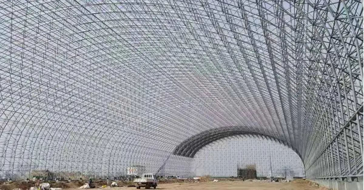 濟寧金億豪鋼結(jié)構(gòu)有限公司：儲煤倉網(wǎng)架/頂棚網(wǎng)架/電力網(wǎng)架/罩棚網(wǎng)架/異型網(wǎng)架專業(yè)制造先驅(qū)者